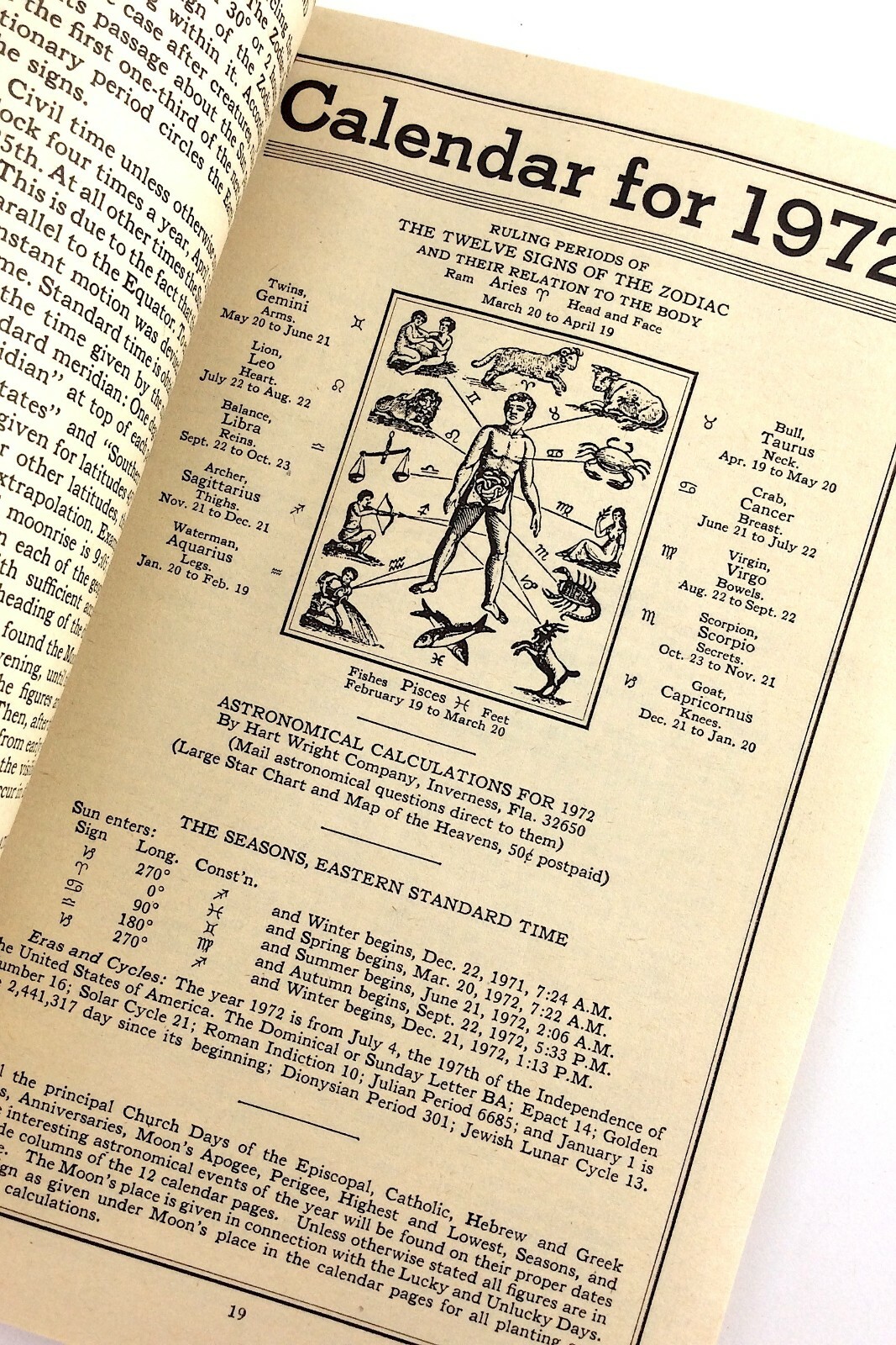Farm Home Canadian Edition Almanac 1972 Vol 7 Events Information Year Lord M102