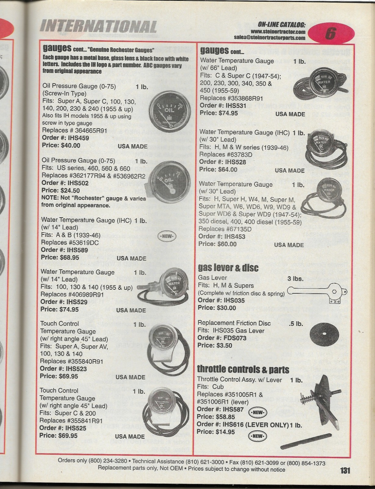2005 Steiner Tractor Parts New Parts For Old Tractors Catalog John Deere Case
