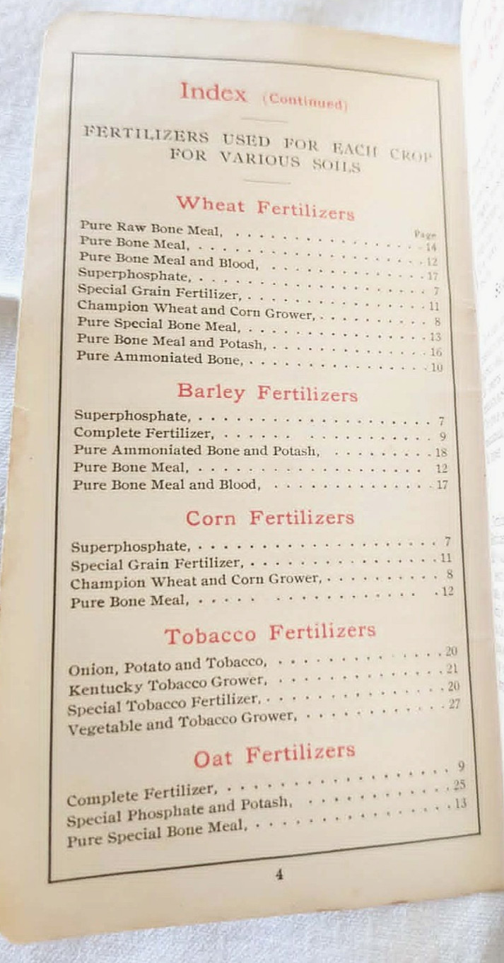 RARE 1908-1909 Swift & Company Fertilizer “Bone And Blood” Farmers Pocket Guide