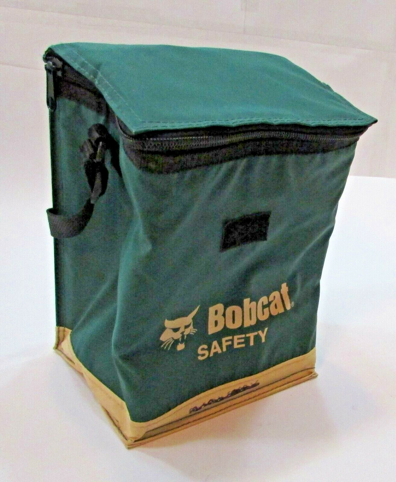 Vintage Bobcat Skidster Skid Loader Safety Insulated Nylon Lunch Bag FREE S/H