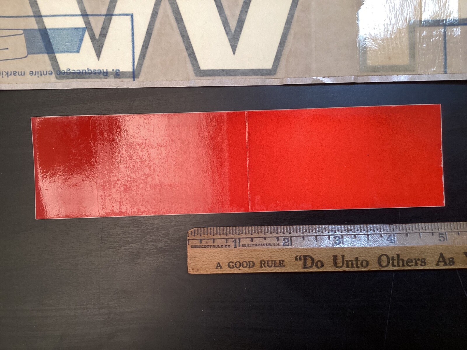 Seven Vtg. Decals White Farm Equipment “385” “White” “Safety” 2 Red, Orange