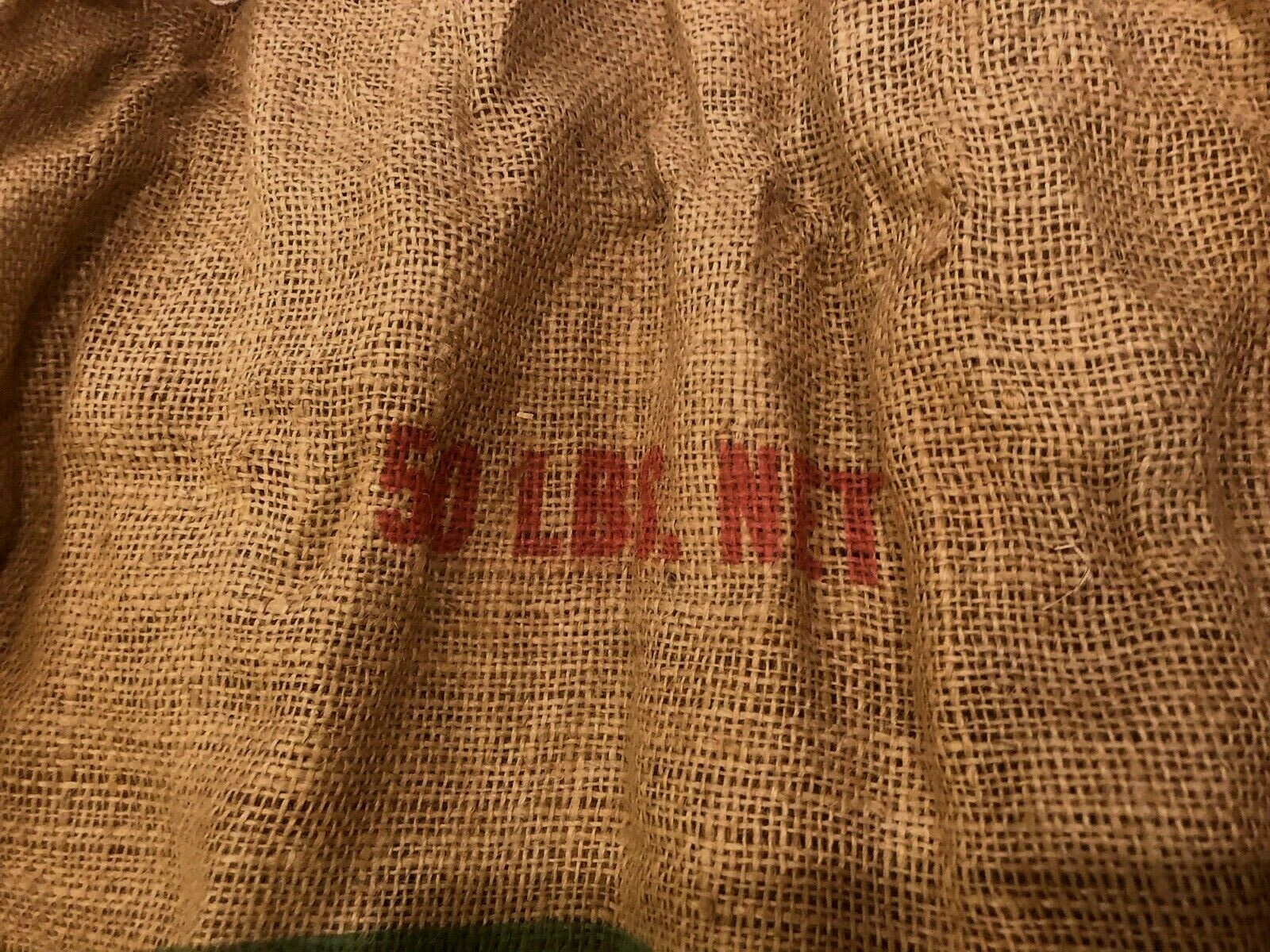 Vintage Kentucky 31 Tall Fescue Seed 50 Lb. Burlap Bag Kansas City MO Mfg.