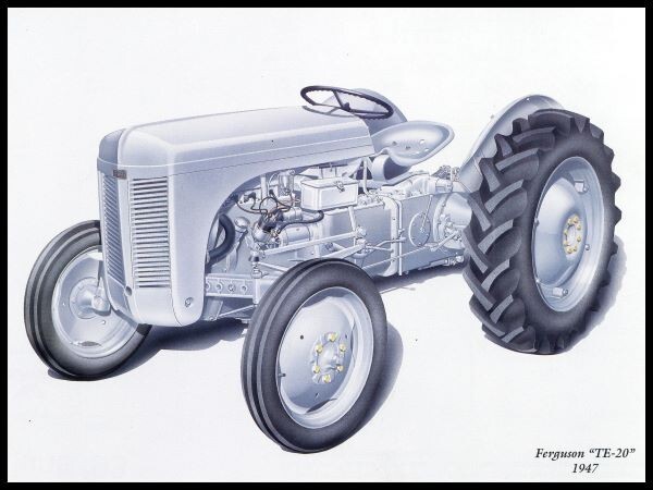 1947 Ferguson Model TE-20 Tractor NEW METAL SIGN: 12×16 Free Shipping
