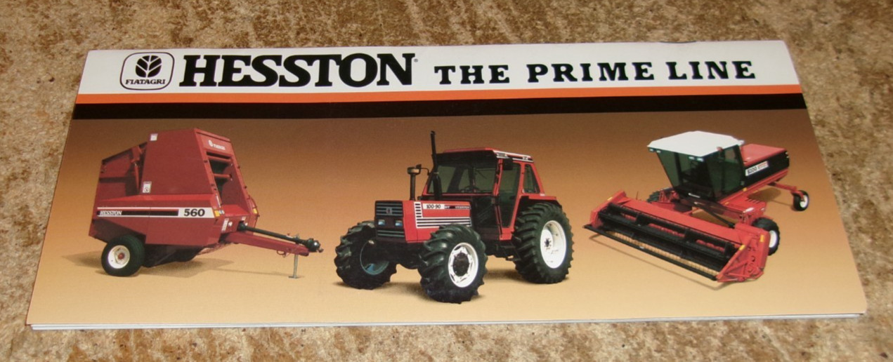1988 hesston the prime line brochure in very good shape used