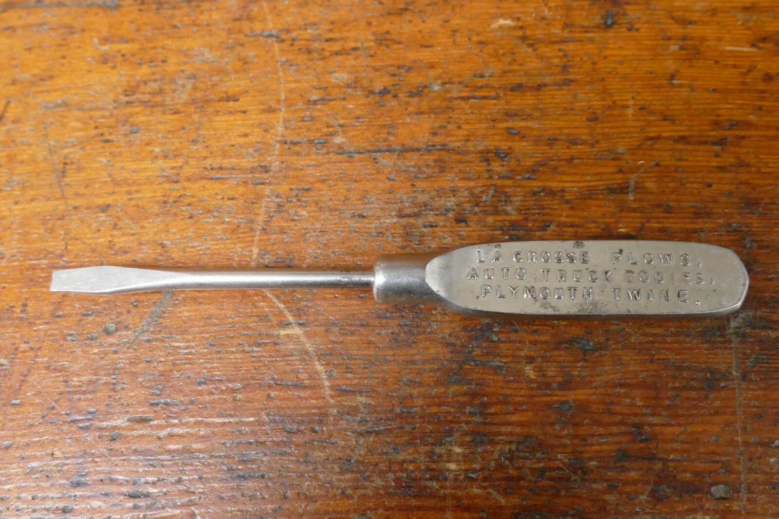 Vintage Lindsay Bros Co Farm Machinery Advertising Screwdriver Minneapolis MN