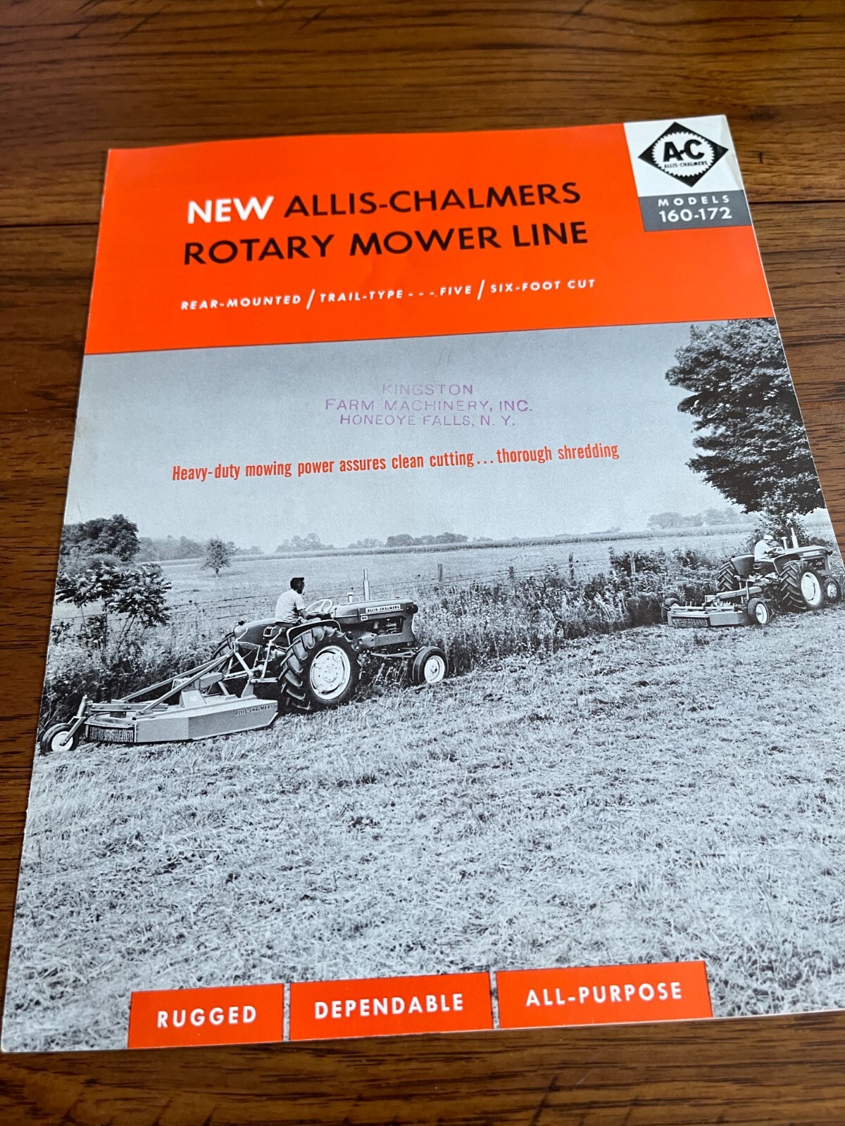 Allis Chalmers Rotary Mowers For 1962 Brochure DCPA18