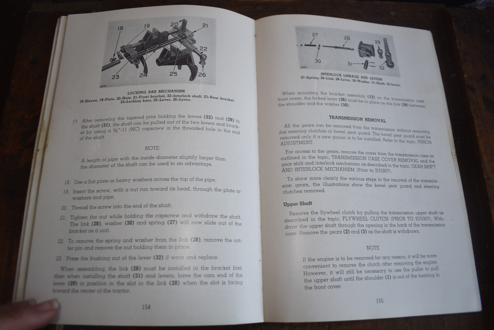 1950s Caterpillar Servicemen’s Reference Book for D8 Tractor Repair Manual