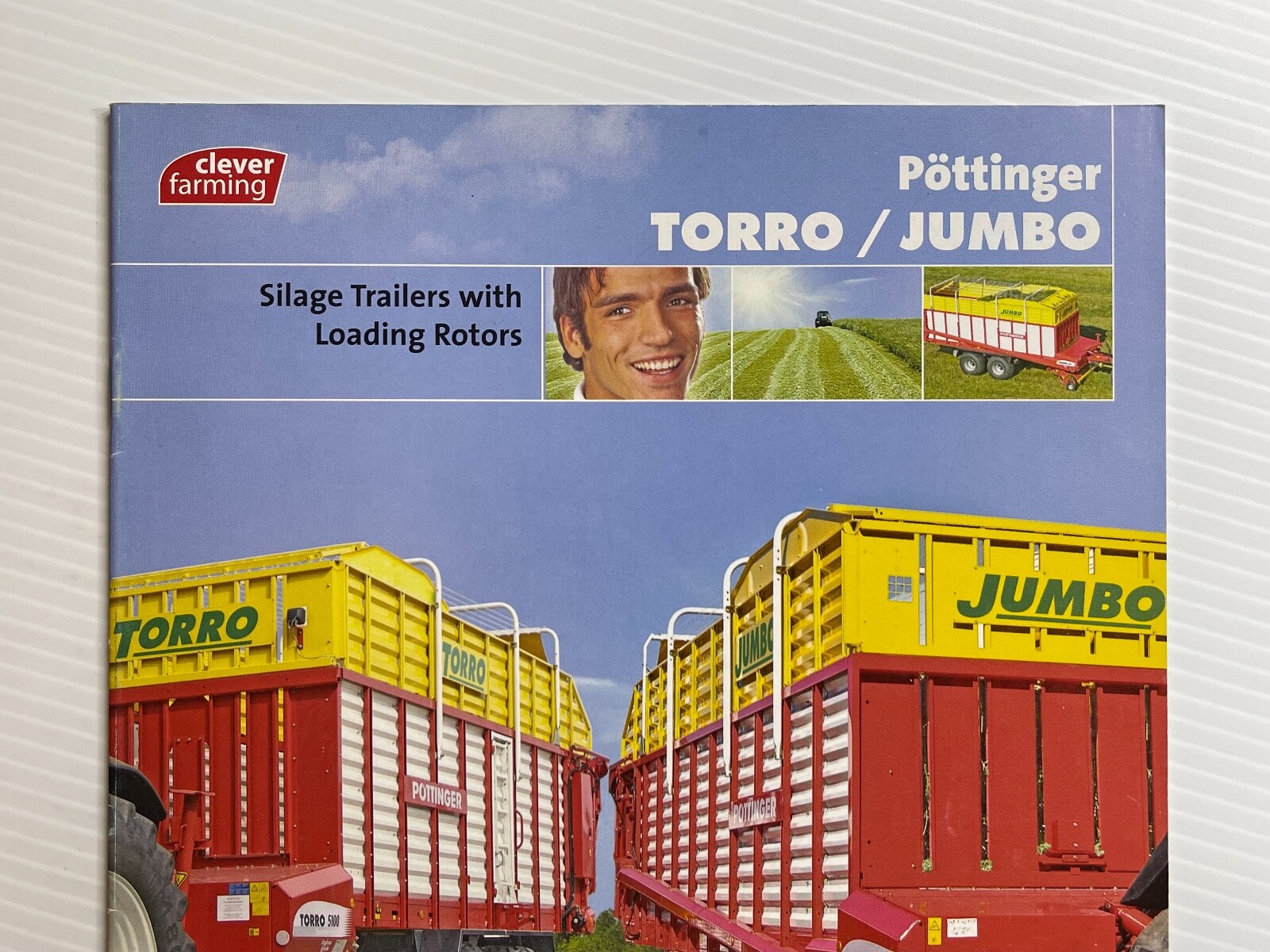 Pottinger Jumbo Silage Trailers Sales Brochure *2010s* (Showroom Sales Book)