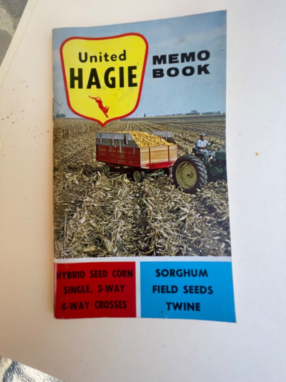 VINTAGE “UNITED HAGIE” Farm MEMO Book – Unused!