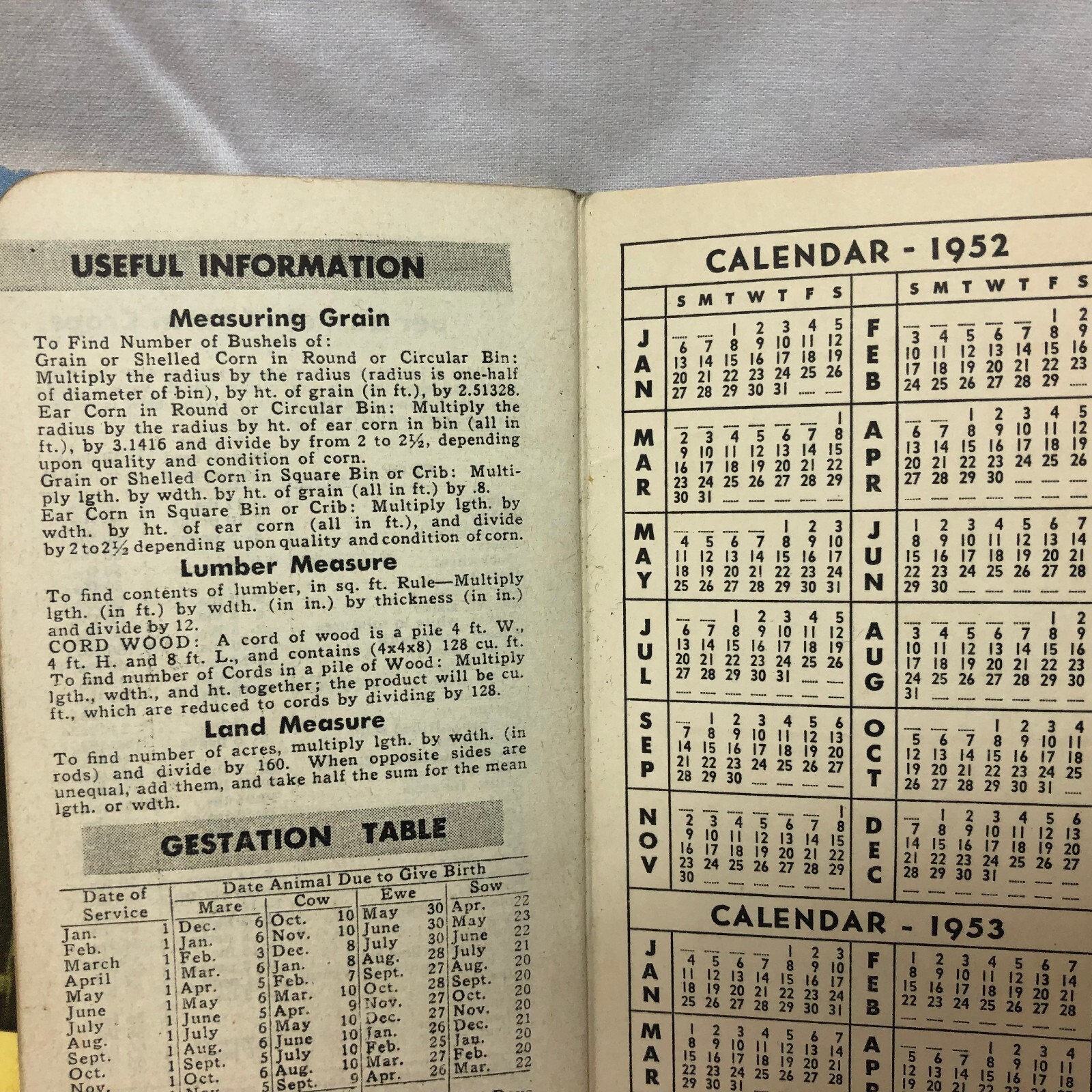 3 Vintage 1953 Farmers Pocket Notebooks Advertising Armour Swift’s Funk’s Hybrid