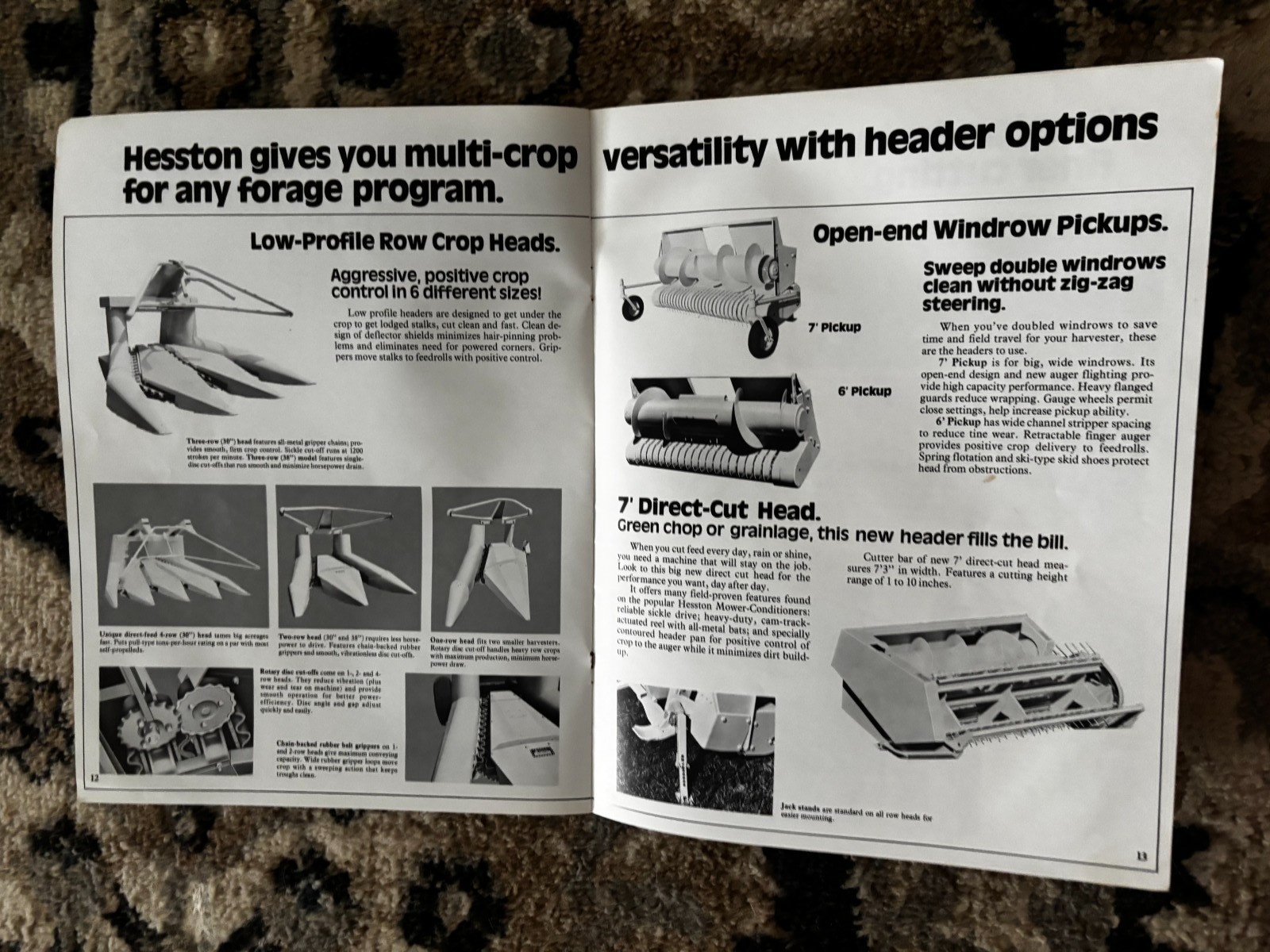 Hesston 7140 7150 7160 Pull Type Forage Harvesters For 1979 Brochure DCPA26