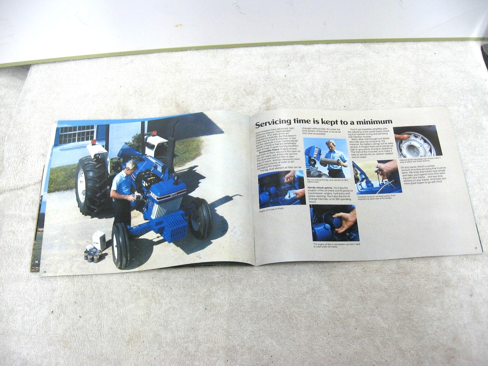 VINTAGE 1987 FORD TRACTOR 32 – 52 HP BROCHURE 2810 2910 3910 4610