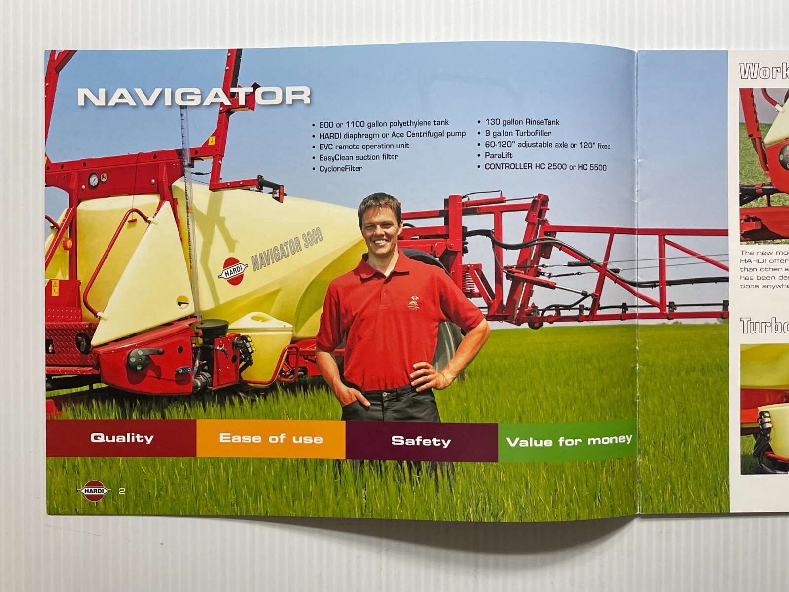 Hardi Navigator Sprayers Sales Brochure *Original 2010s* (10 Pages)