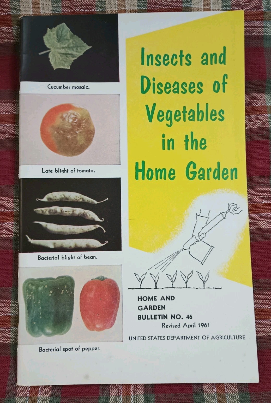Vintage Garden & Agriculture Pamphlet Lot USDA Extension Lawn Weeds Roses