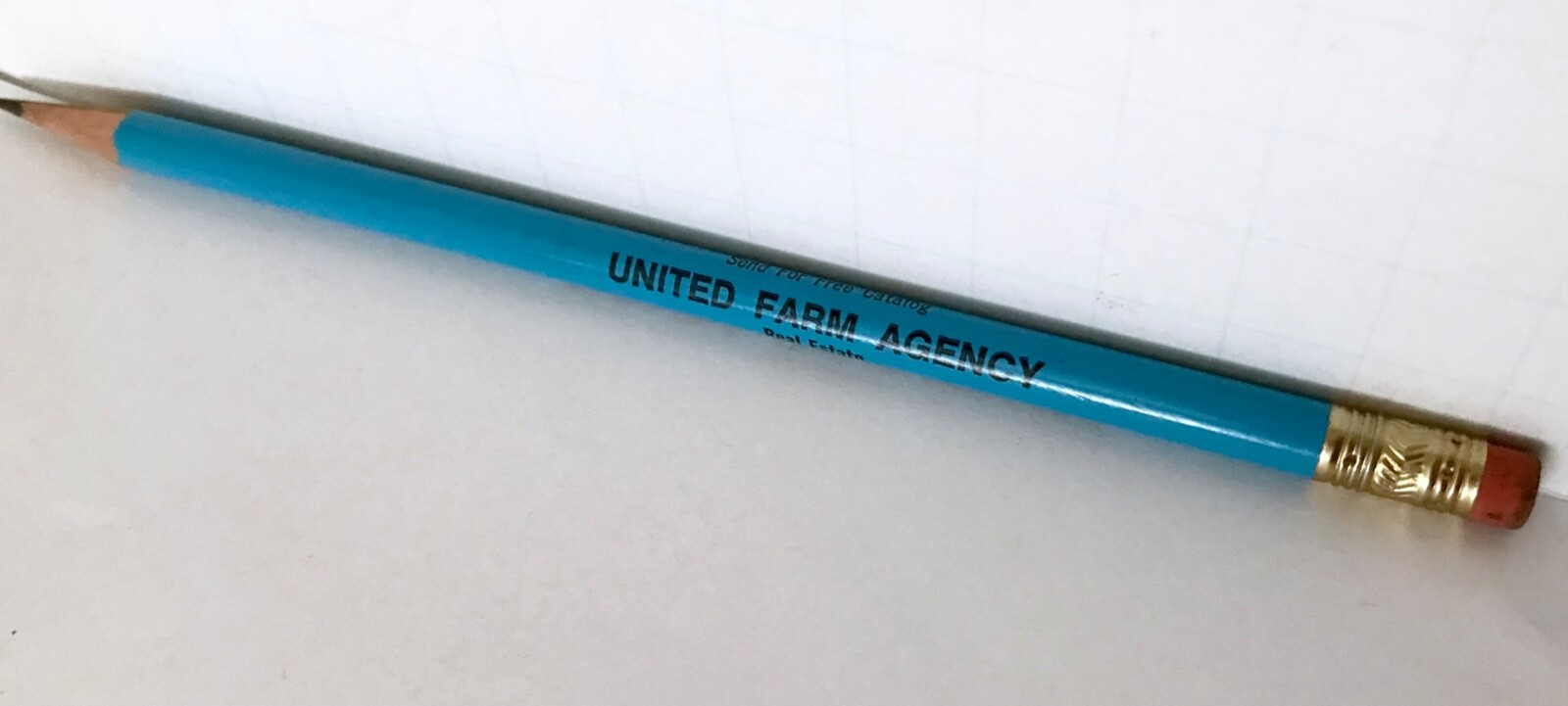 Vtg United Farm Agency Real Estate Kansas City MO Farms Ranches Sales Ad Pencil