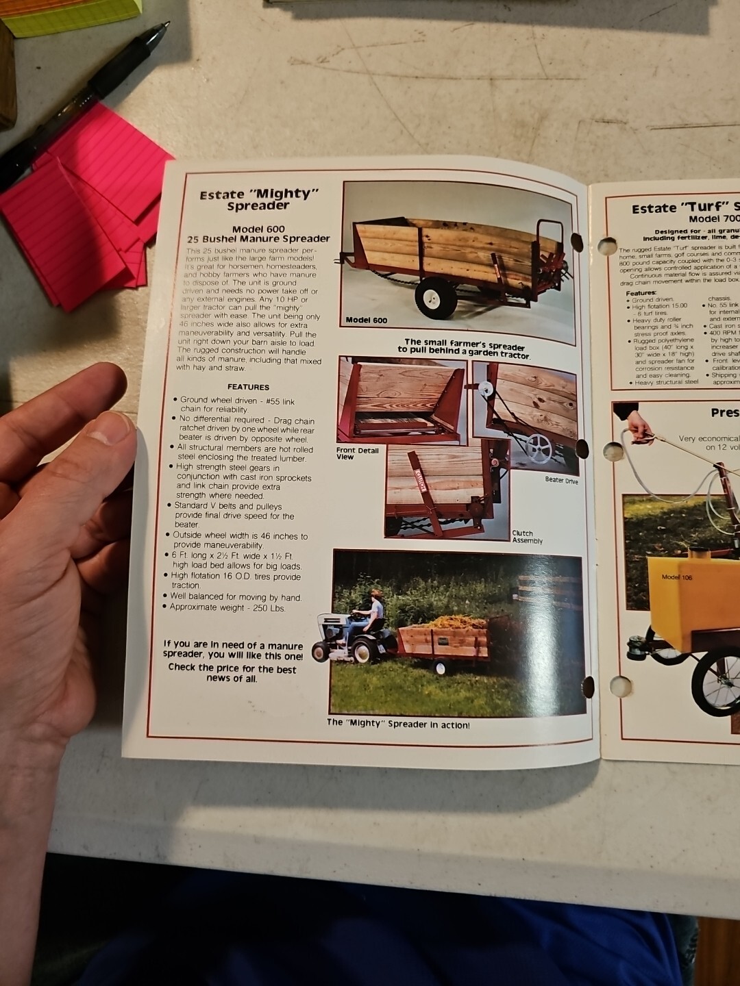Vintage Country Manufacturing Small Farmer’s Products Catalog. Fredericktown, OH