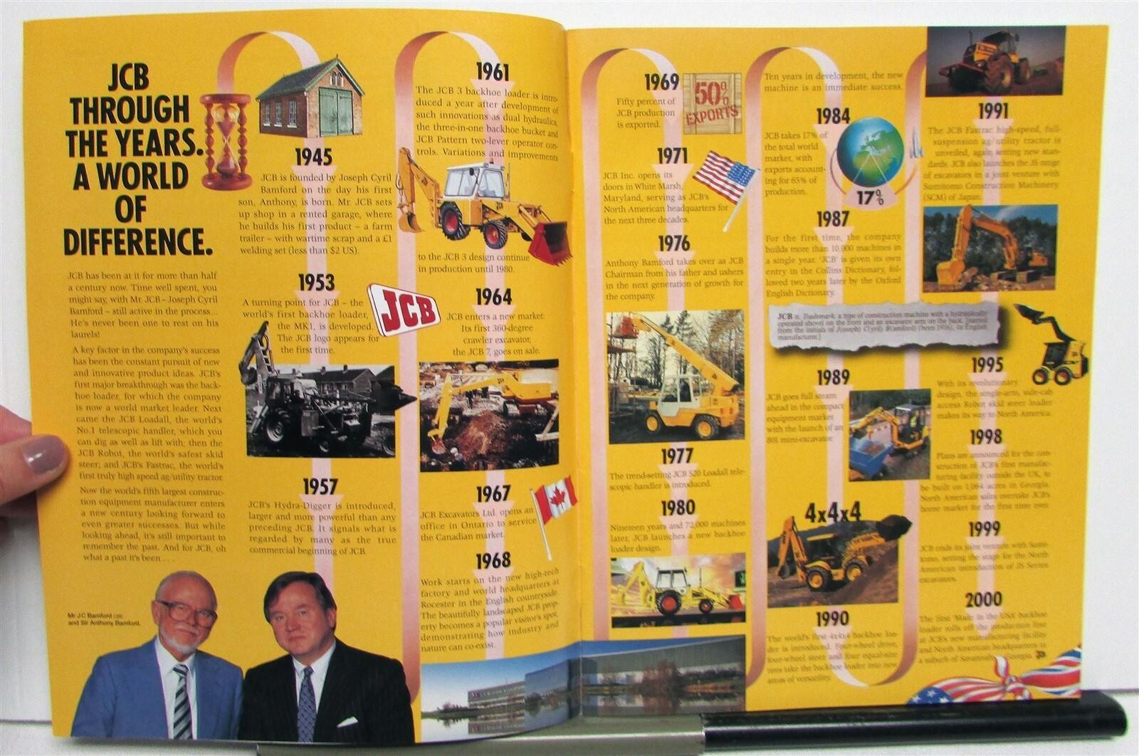 2000 JCB Team Work Specifications Construction Magazine Winter Edition