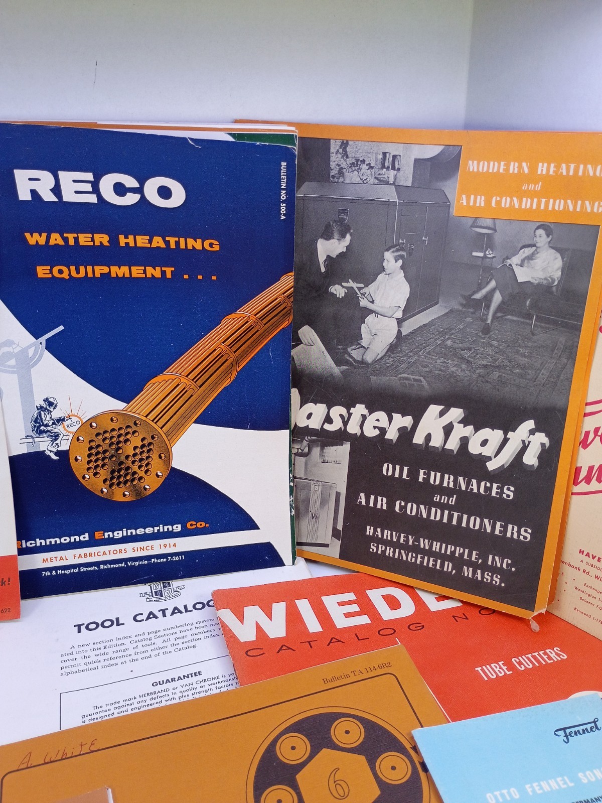 Vintage Industrial Trade Catalog & Brochure Lot 25+ Bendix Aeroquip Borg Warner