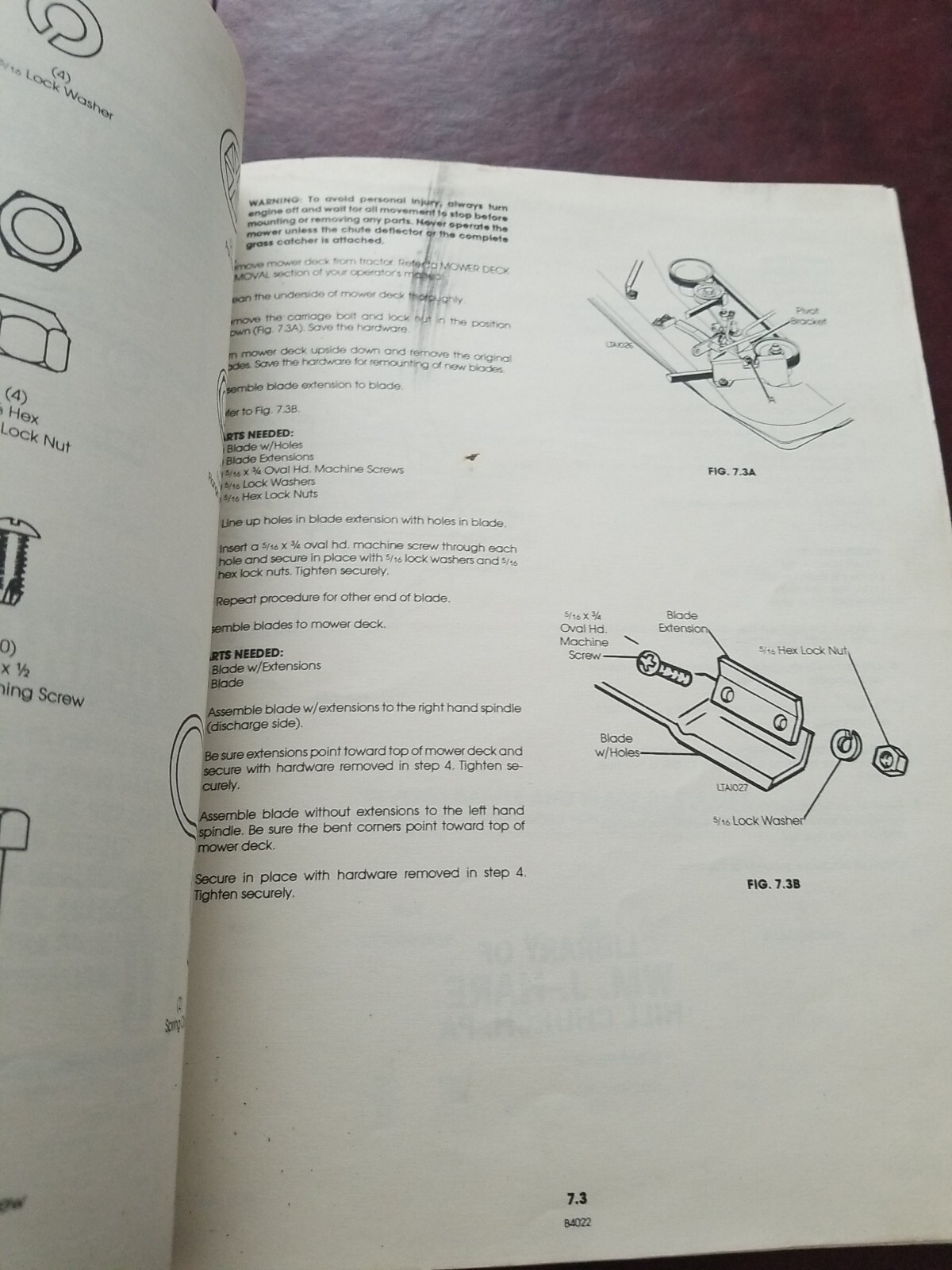 VINTAGE 1985 GILSON LAWN TRACTOR 38″ Grass Catcher Attachment Brochure