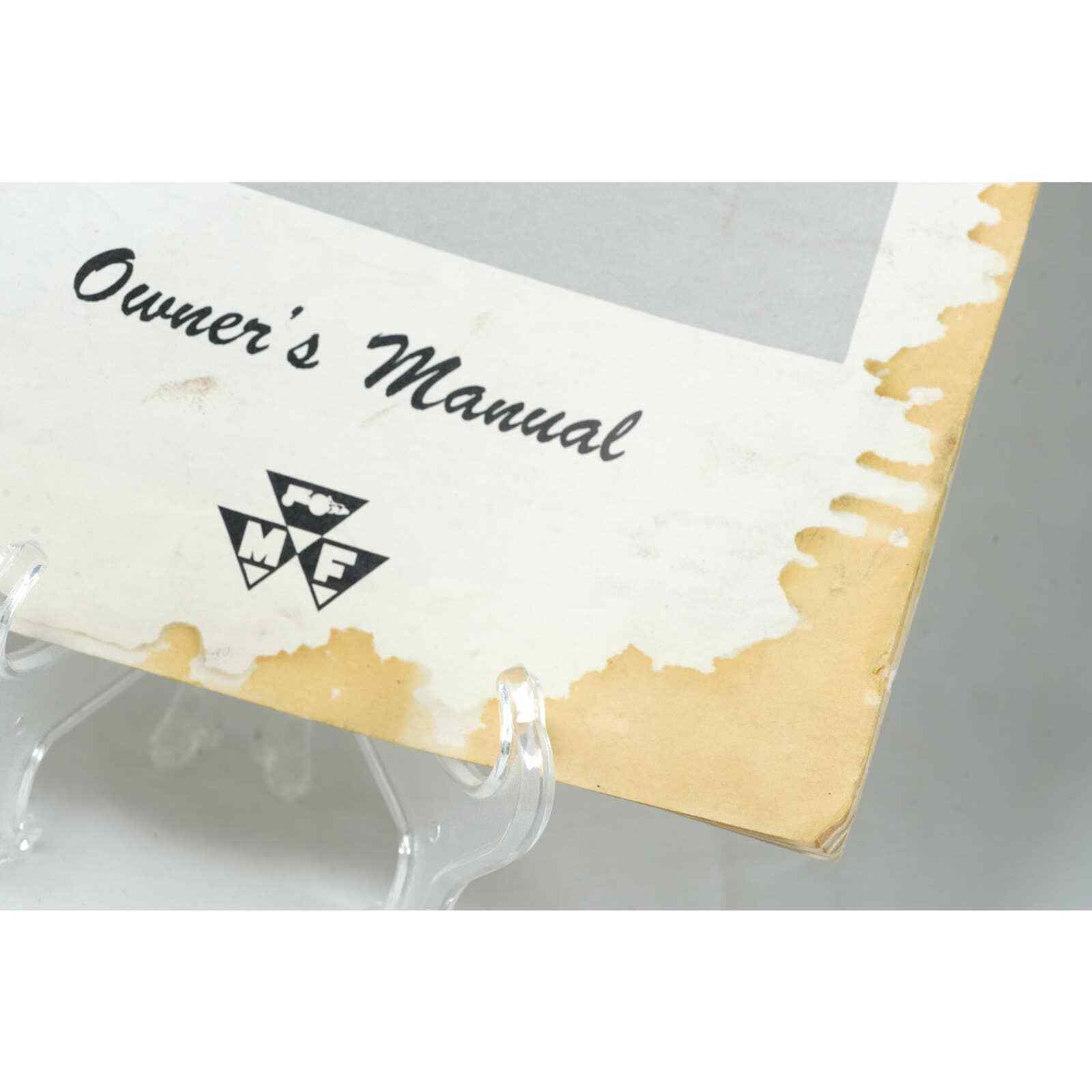 Massey Ferguson Tractor Manual For Utility Terracer Blades MF16/MF17 Blades