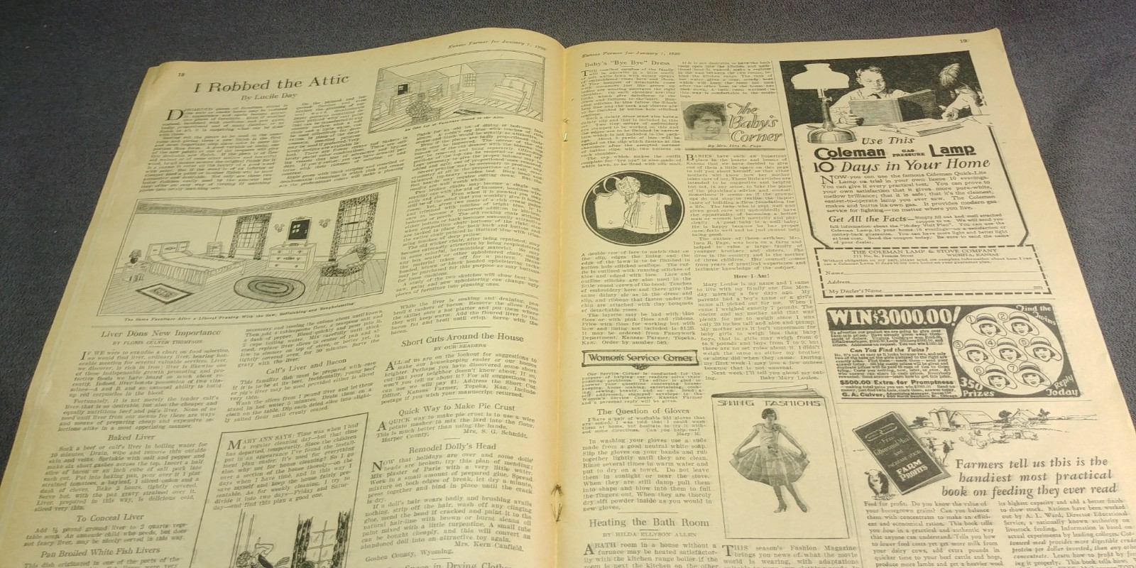 1928 Case 18-32 Tractor Hart Parr AG Farm Ad Kansas Farmer Picture Mag Antique