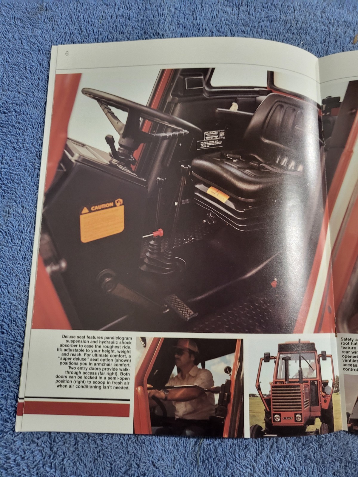 Vintage 1982 Fiat Hesston 80 Series 580-980 Tractors 50-90 PTO HP Sales BROCHURE