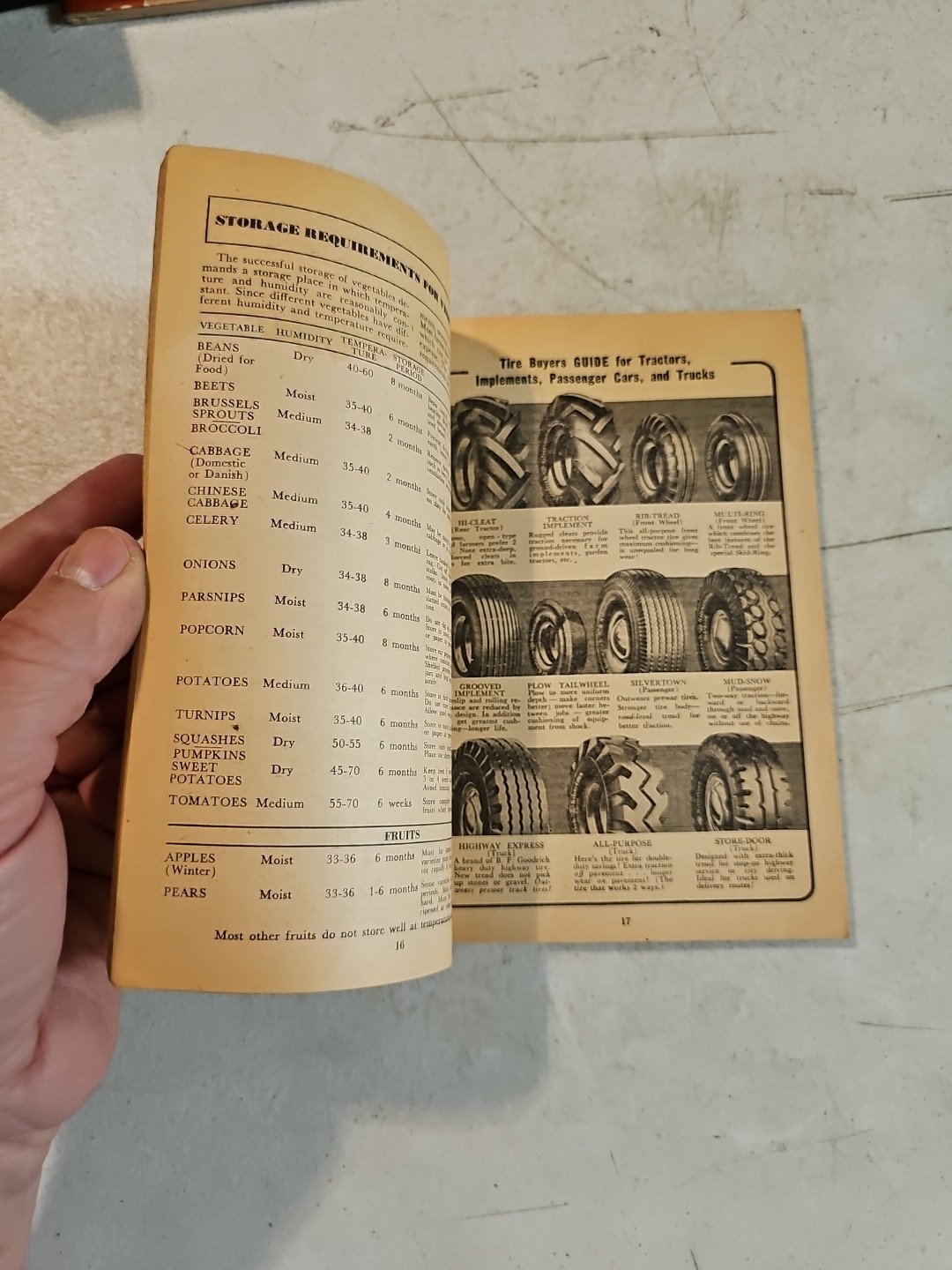 B F Goodrich Farmers Handbook And Almanac 1948. Missing Cover