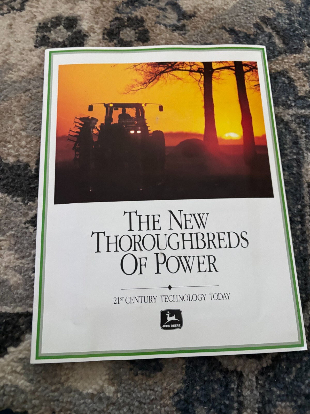 John Deere 8000 Series Tractor With Voice Activation for 1994 Brochure FCCA25