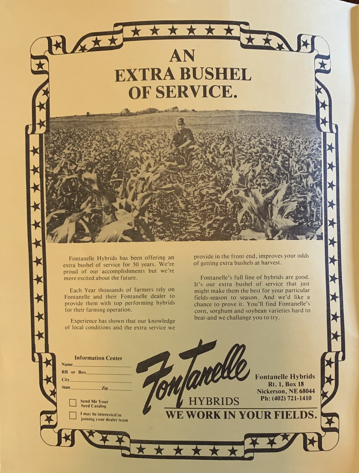 Nebraska Farm/Ranch Register 1987 Advertising Maps Directory