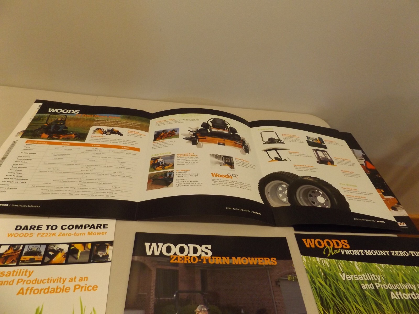 6-pc. WOODS MOW’N MACHINES, 2010-2013