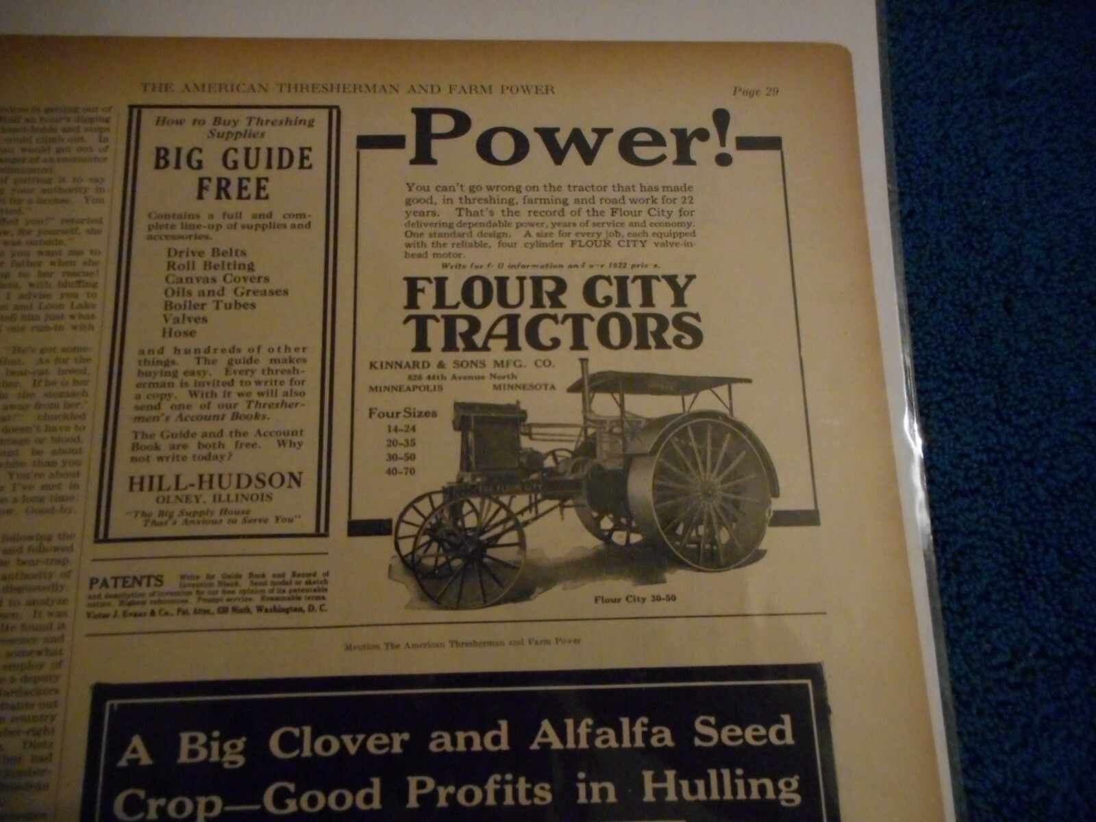 1922 Plymouth Cordage Co. Print Advertisement: North Plymouth Massachusetts