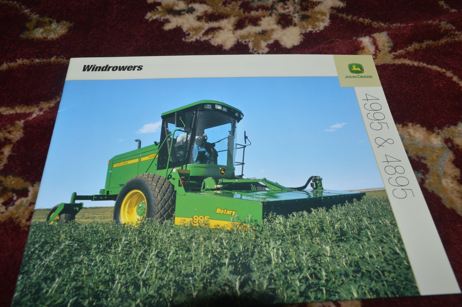 John Deere 4995 4895 Windrower For 2003 Brochure FCCA
