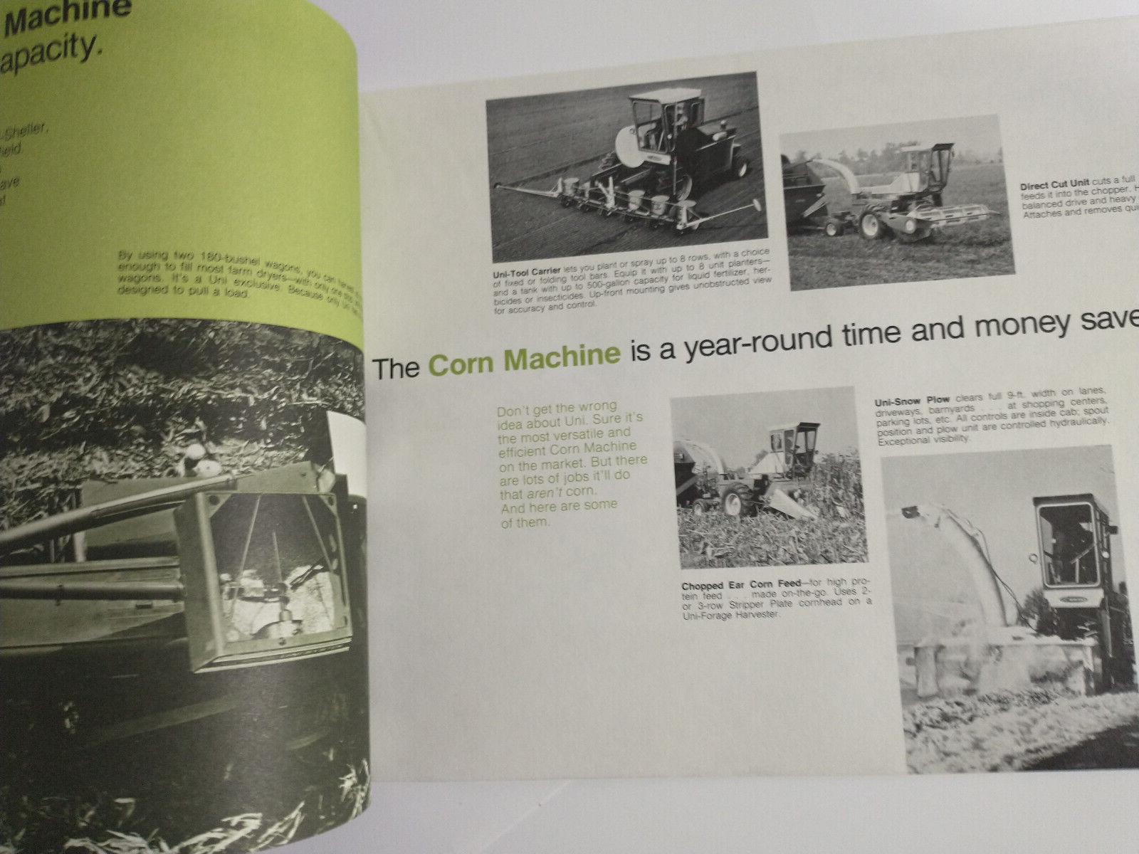New Idea 1972 MACHINES Corn Heads Brochure 20 PAGE