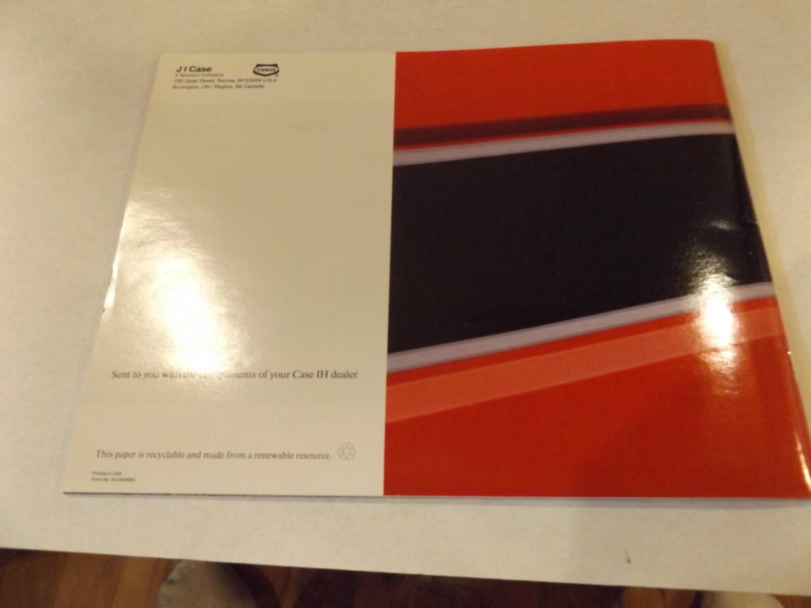 1991 CASE-IH FARM EQUIPMENT BUYER’S GUIDE , LIT # AD-60099G