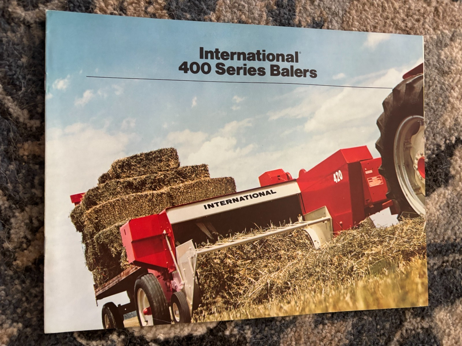 International Harvester 420 430 440 Baler For 1974 Brochure AMIL26
