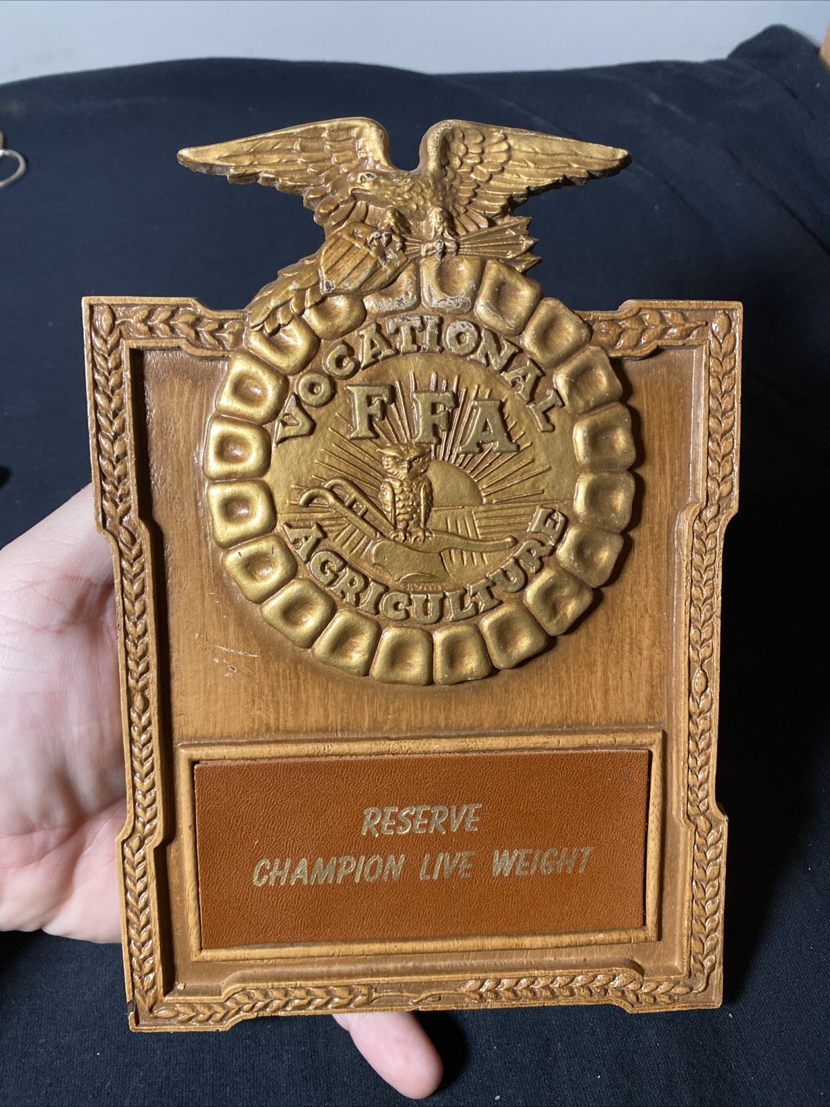 National FFA Chapter Award Program Plaque Vocational Agriculture Rare Reserve