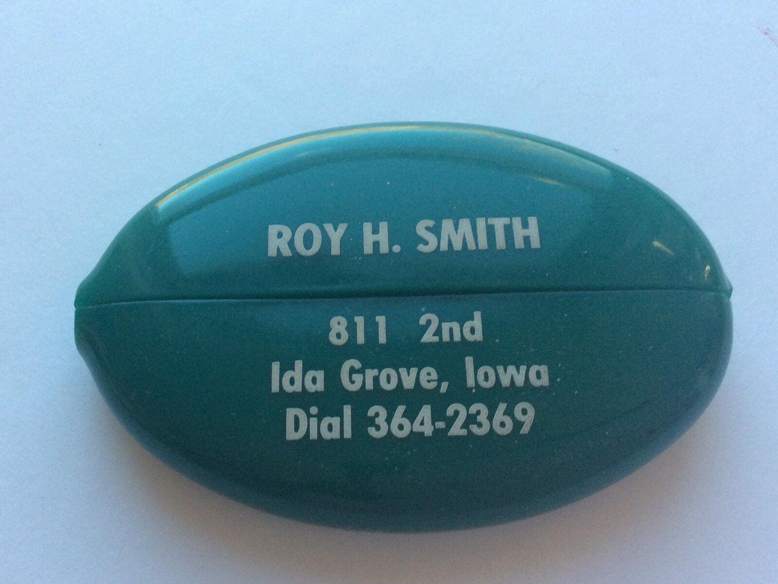 Vtg Newton Mfg Co. Ida Grove Iowa Green Advertising Coin Purse pouch Roy Smith