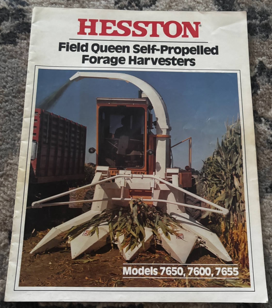 Hesston 7650 7600 7655 Field Queen Forage Harvesters Brochure DCPA26