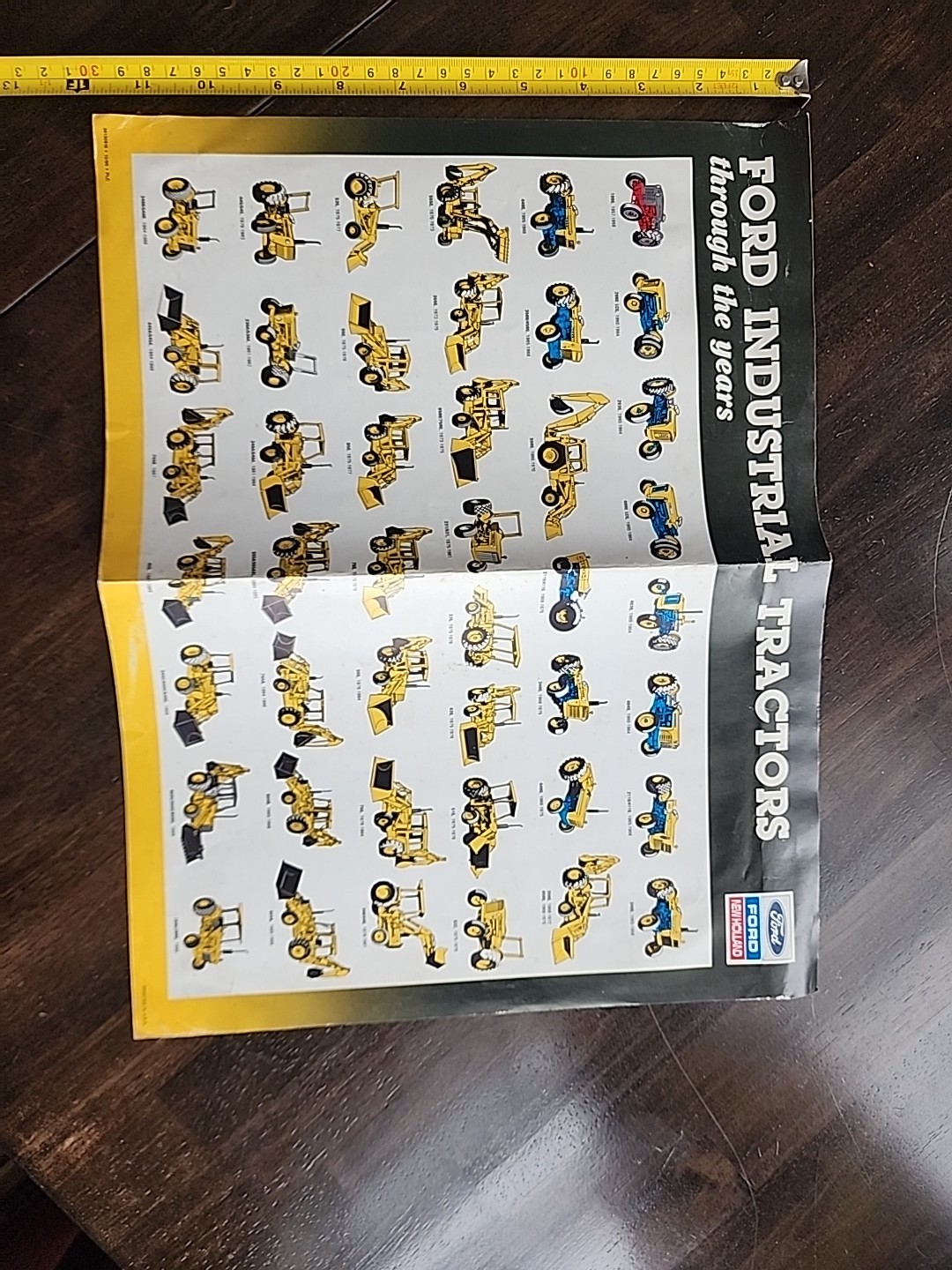 Ford Industrial Tractors Through The Years Poster 1990