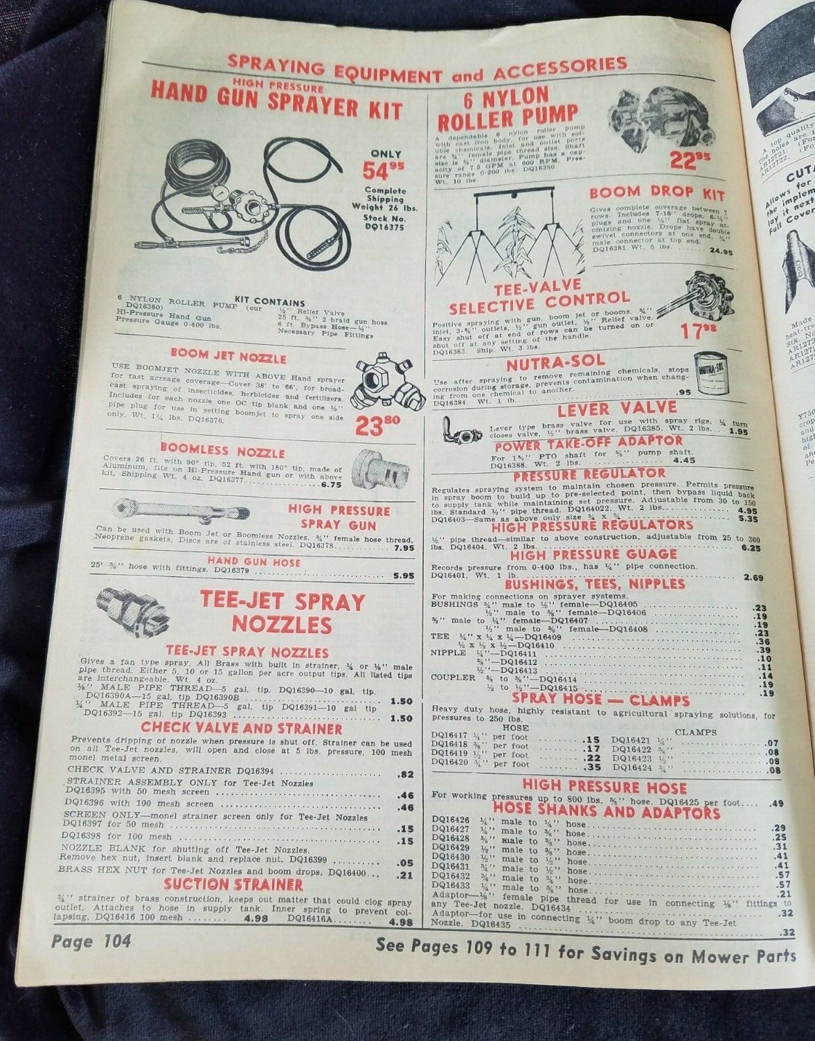 1963 Catalog Central Tractor Parts Co Des Moines Iowa Tools Lubricants Parts