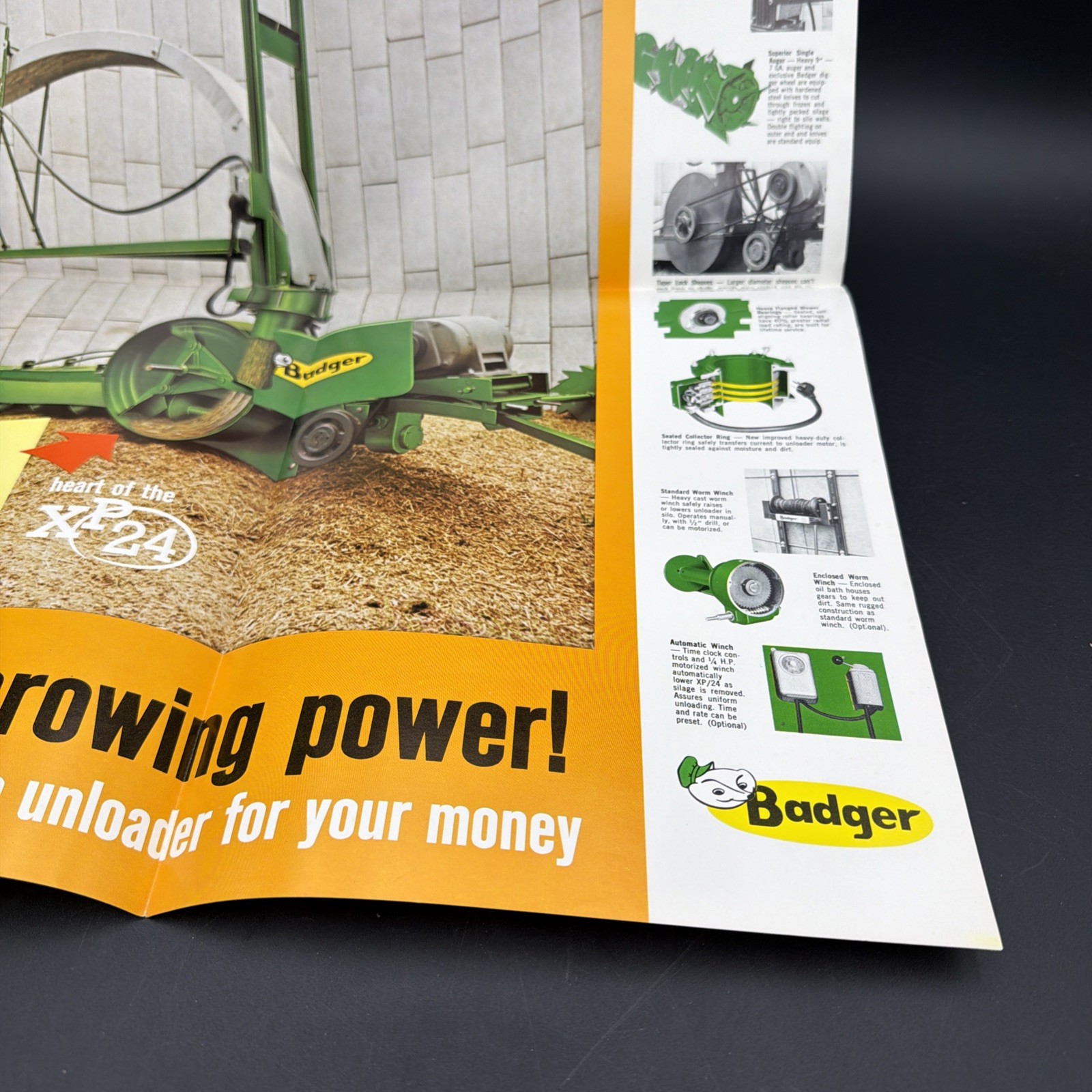 Vintage Badger XP 24 With 50% More Throw Power Brochure