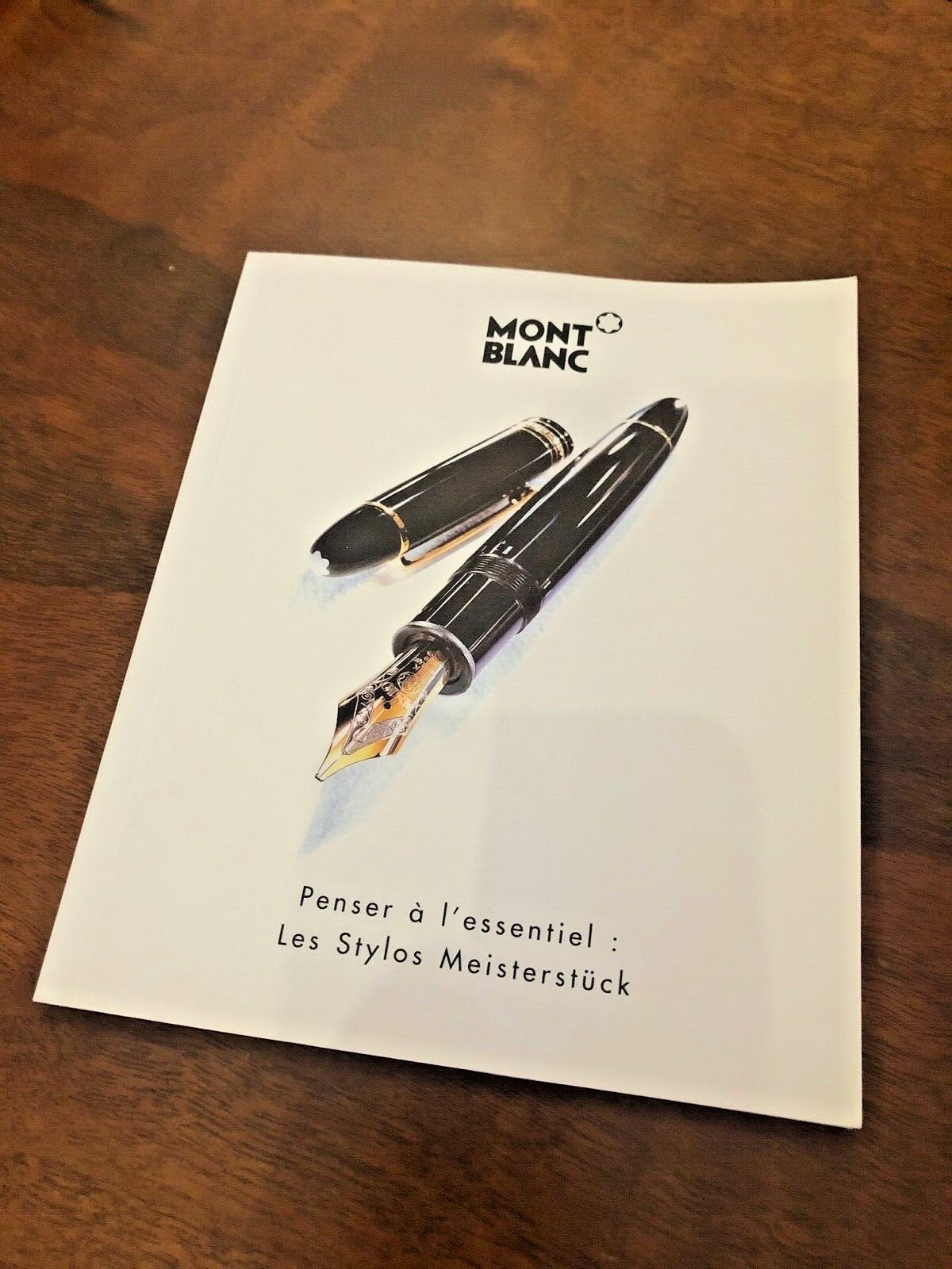 MONT BLANC, MONTBLANC BOOKLET FRENCH 97 PAGES PENSER A L’ESSENTIEL
