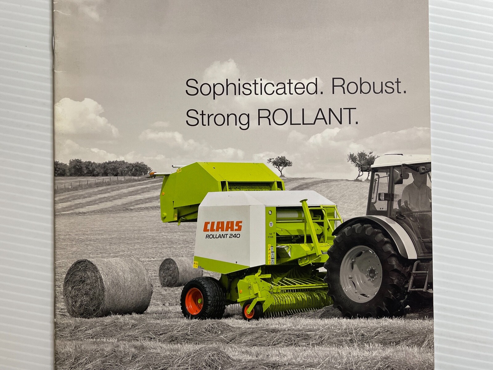 CLAAS Rollant 250 RC 240 Baler Sales Brochure *2009* (Showroom Sales Book)
