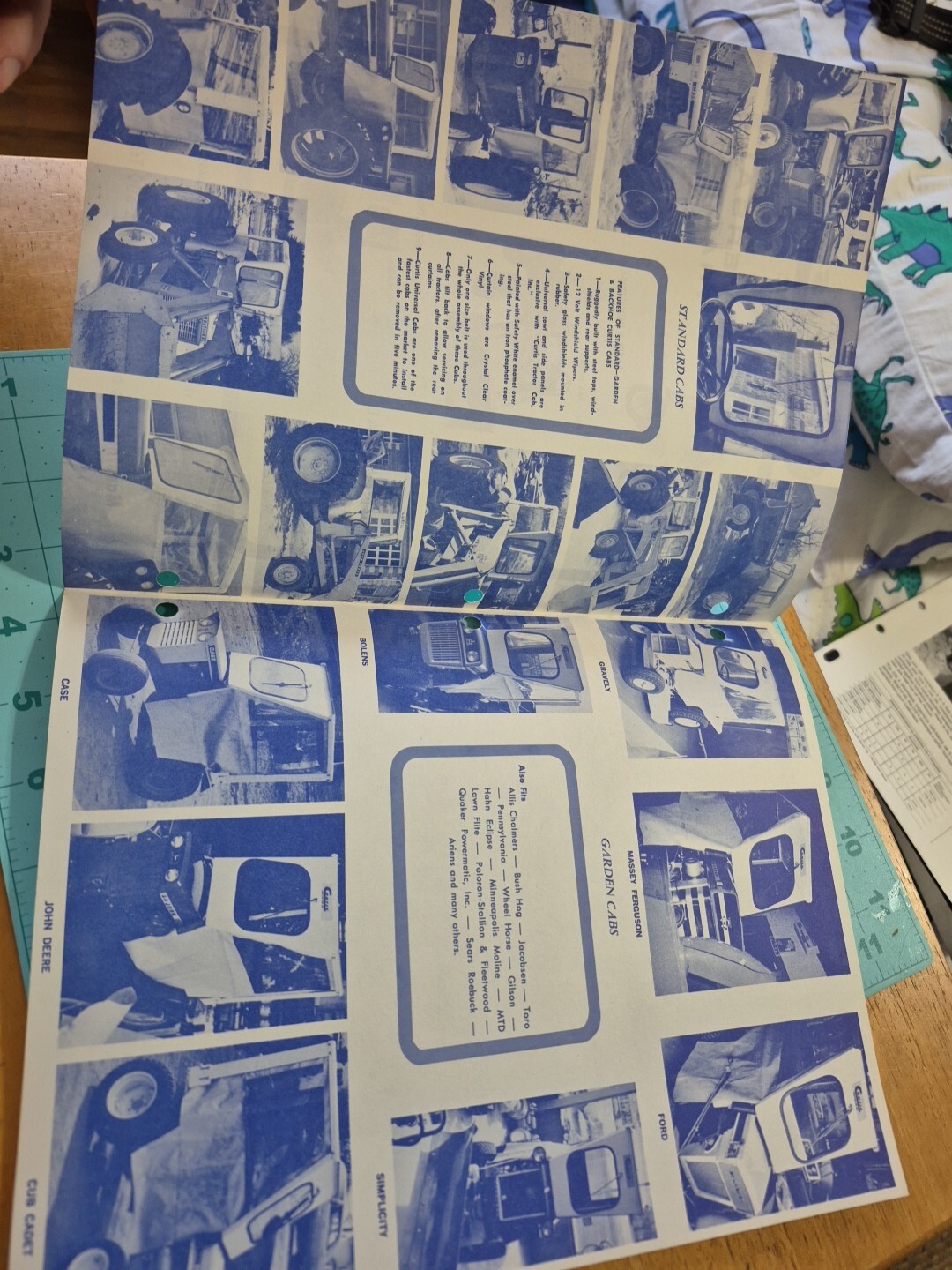 1970’s? Curtis Cabs Brochure Universal Tractor Cabs Gravely Case Cub Cadet Etc