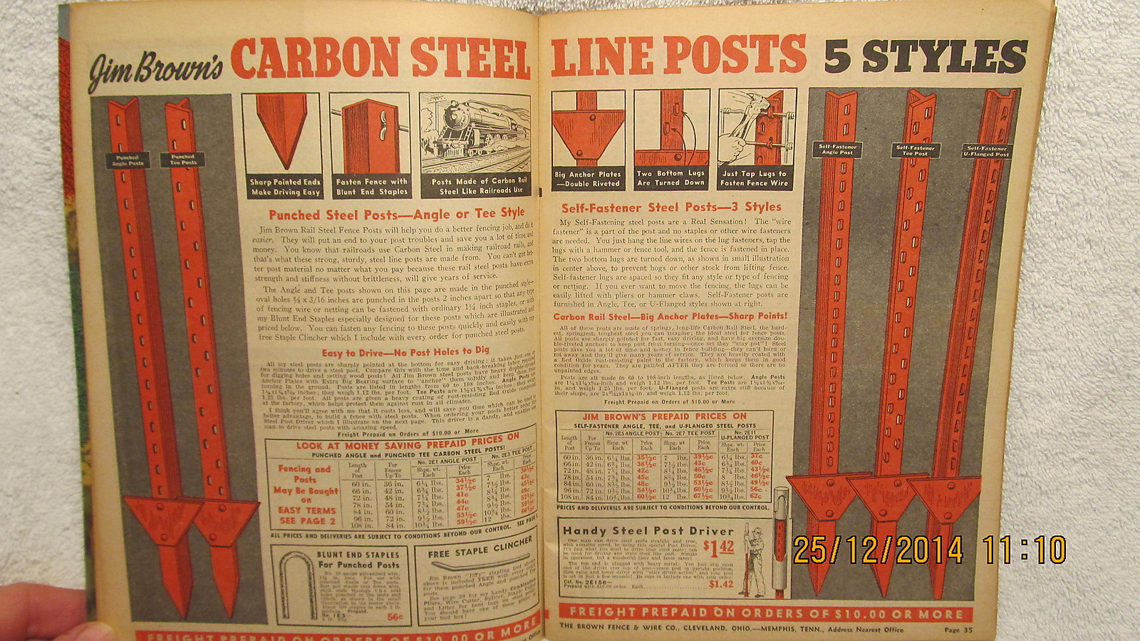 1942 Jim Brown’s Catalog Farm Supply Fencing Tom Sawyer on Cover Young Boy & Dog