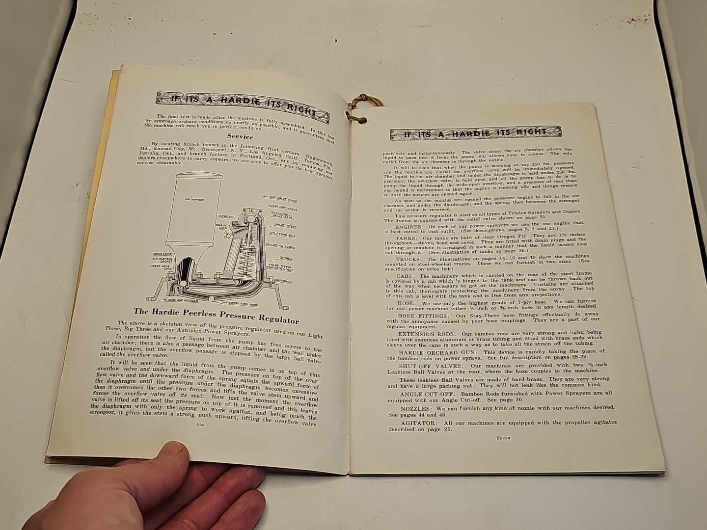vintage hit miss hardie sprayer tractor avery catalog brochure 1920’s
