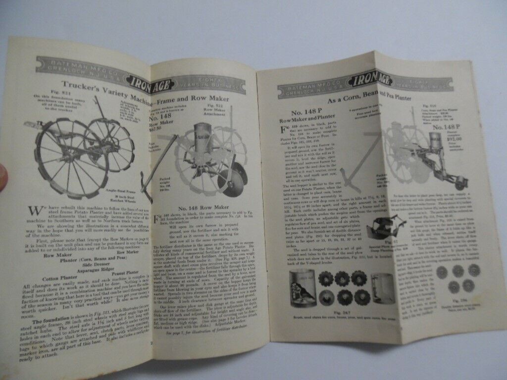 1916 Iron Age Trucker’s Variety Machine Catalog Brochure Bateman Mfg Co Vintage