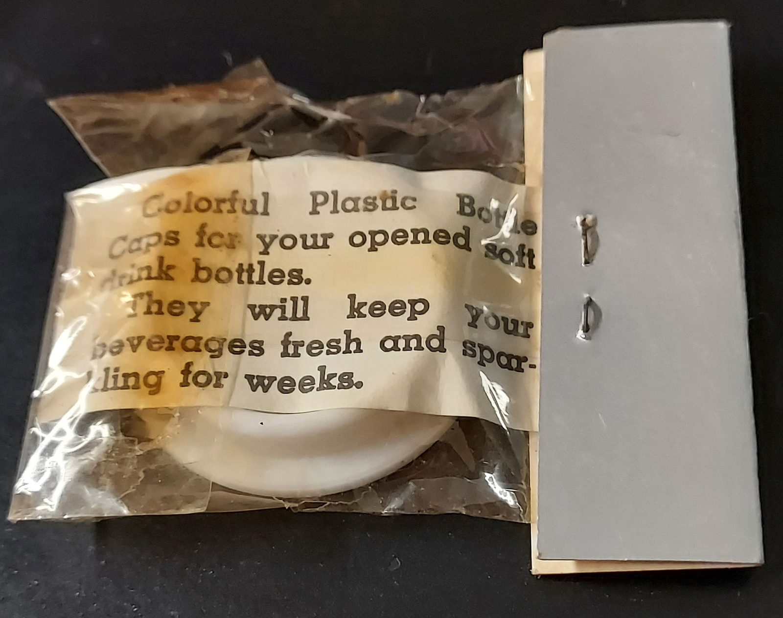Vtg Adv Promo Plastic Bottle Cap – Indian River 7 – Poultry – Aviagen – NIP