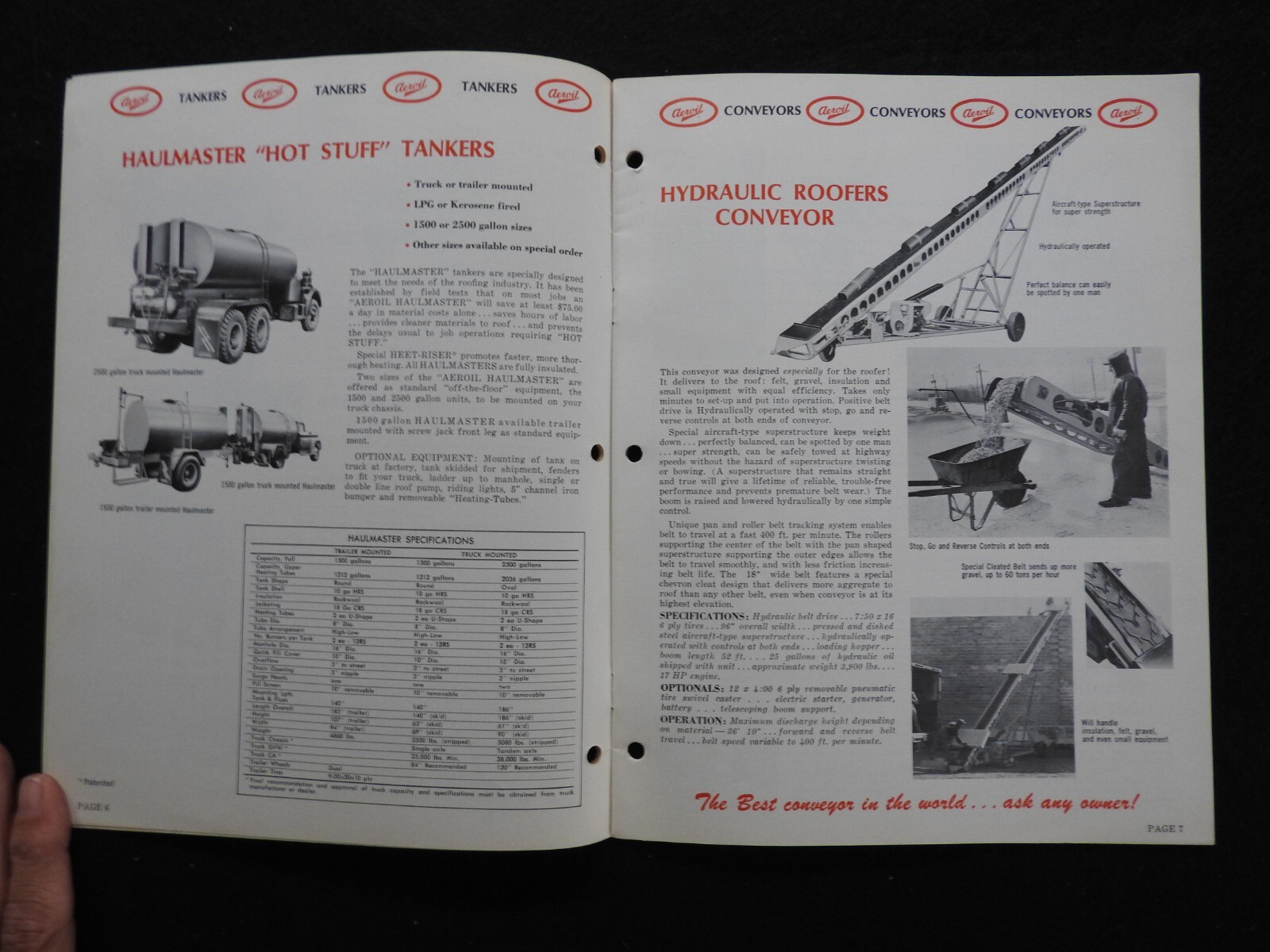 1968 Aeroil Products Co. “Roofers Equipment” Sales Catalog Hackensack NJ
