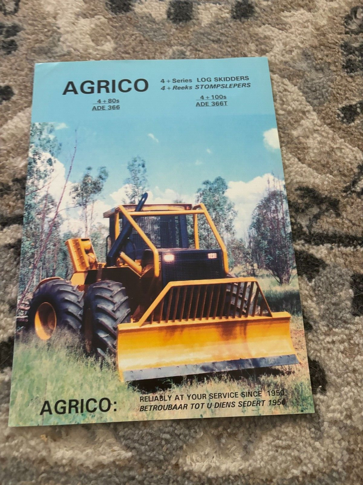 Agrico ADE366 ADE366T Log Skidder Brochure FCCA24